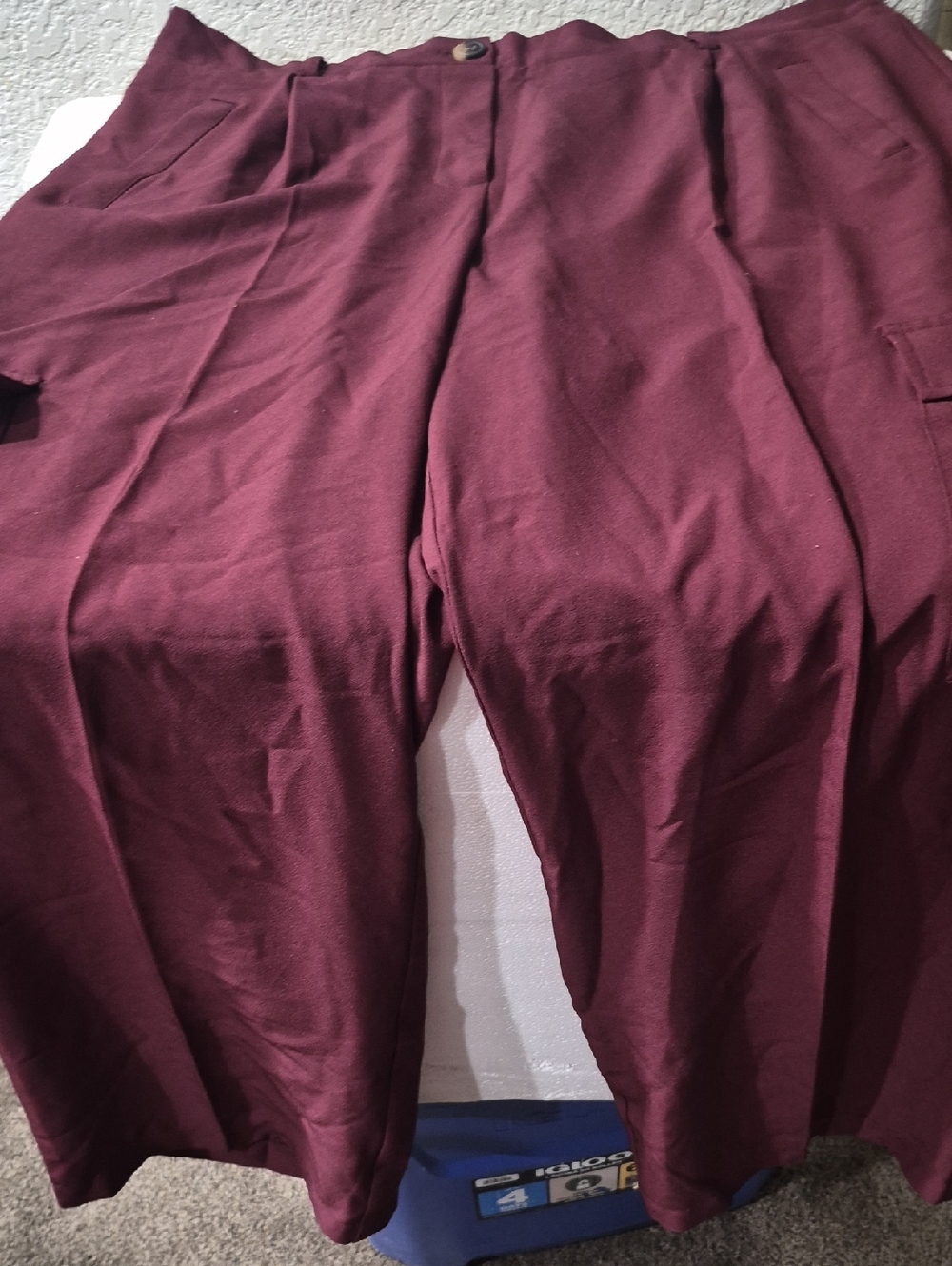 Soho Men's Burgundy Chinos